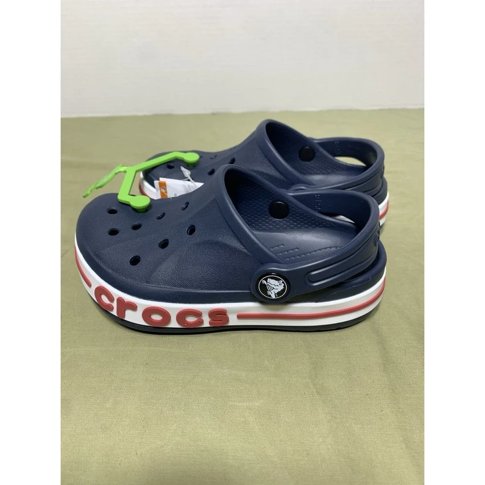 NEW Crocs Unisex‎ Child Bayaband Clog Navy Kids size C10 B873 Slip On
